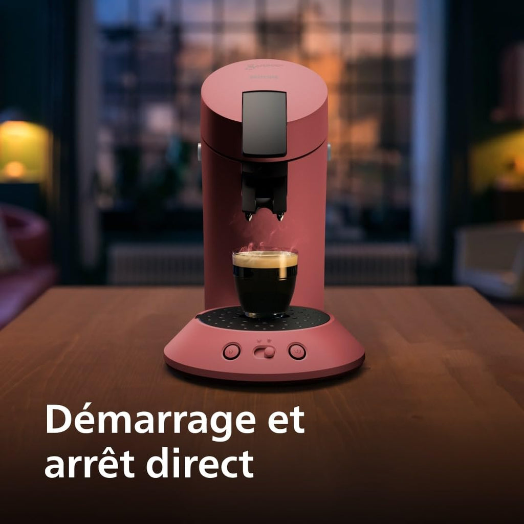 SENSEO Original Plus Machine à Dosettes Rouge Tendre CSA210/35 | Avelor