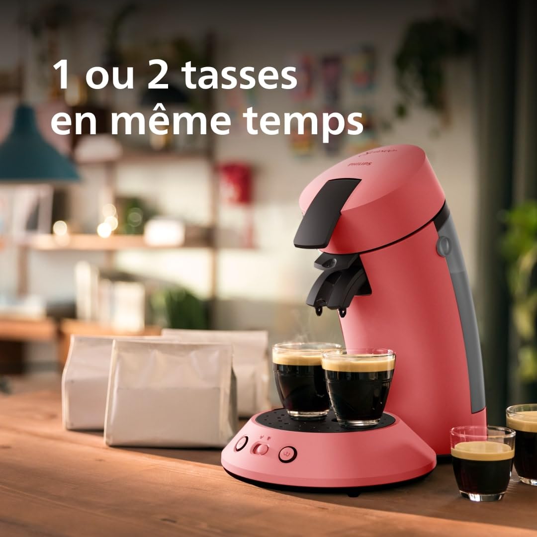 SENSEO Original Plus Machine à Dosettes Rouge Tendre CSA210/35 | Avelor