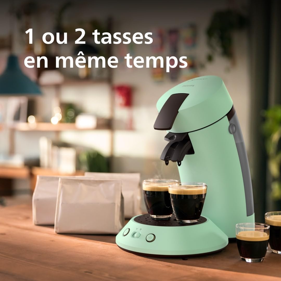 SENSEO Original Plus Machine à Dosettes Vert Désert CSA210/80 | Avelor
