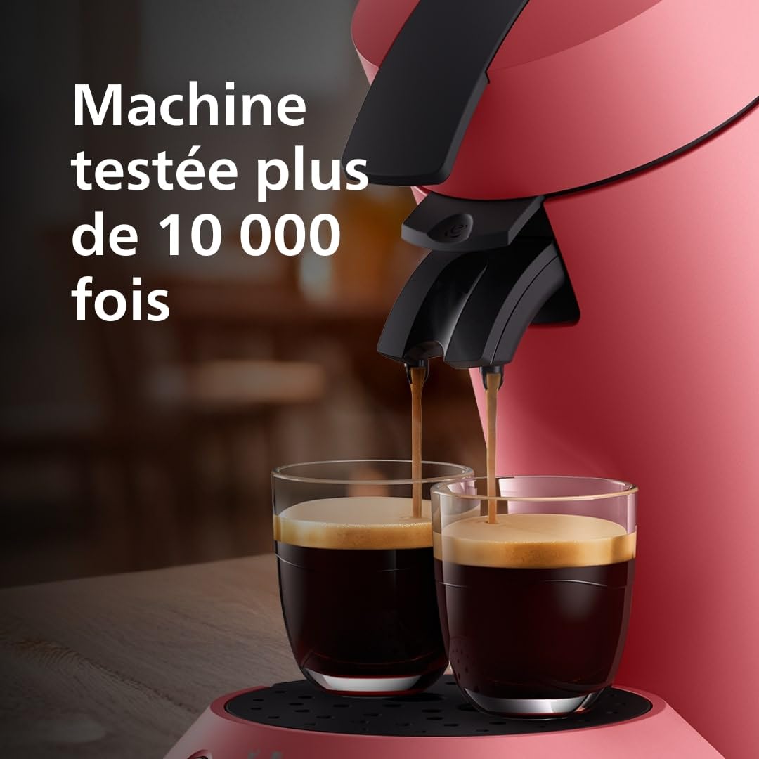 SENSEO Original Plus Machine à Dosettes Rouge Tendre CSA210/35 | Avelor