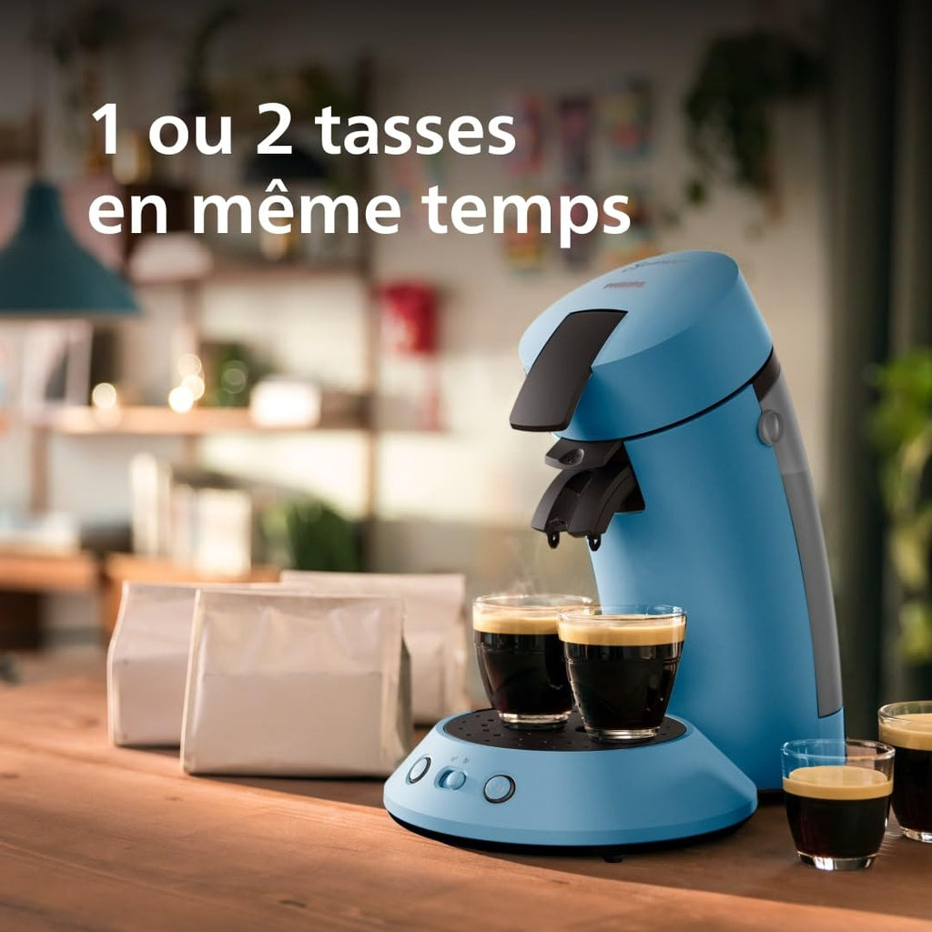 SENSEO Original Plus Machine à Dosettes Bleu Paon CSA210/00 | Avelor