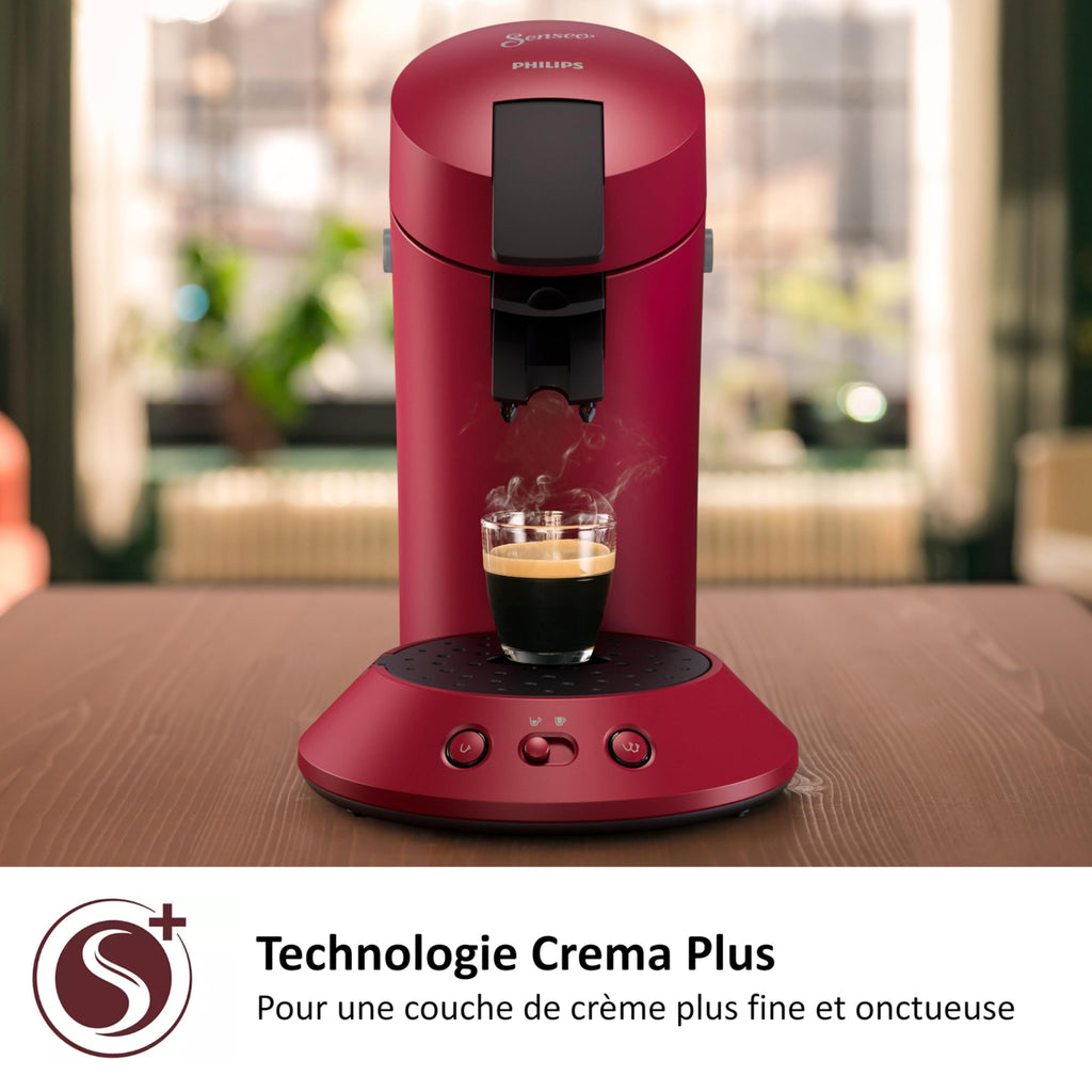 SENSEO Original Plus Machine à Dosettes Rouge CSA210/91 | Avelor