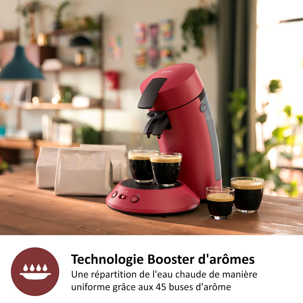 SENSEO Original Plus Machine à Dosettes Rouge CSA210/91 | Avelor