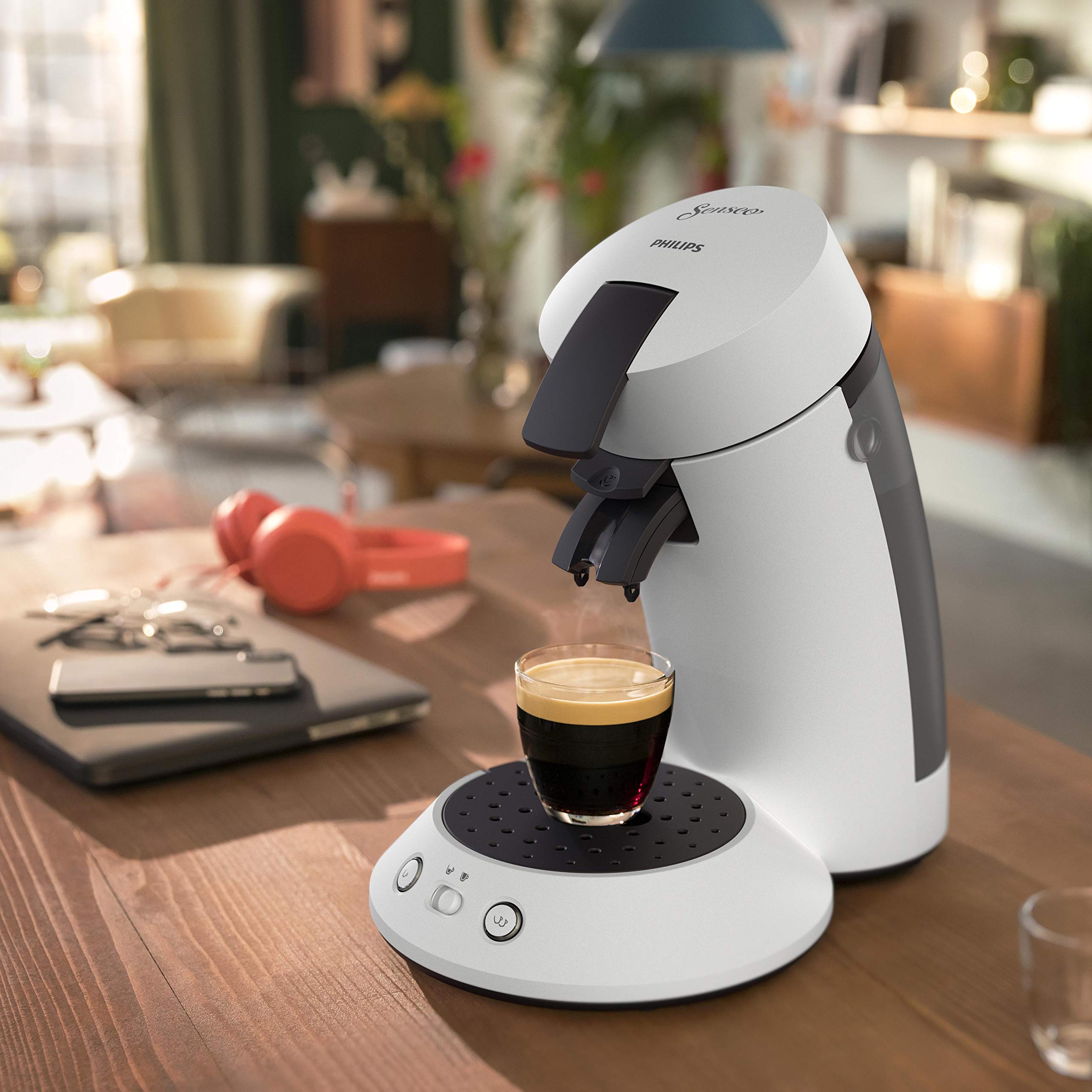 SENSEO Original Plus Machine à Dosettes Blanc Mat CSA210/11 | Avelor