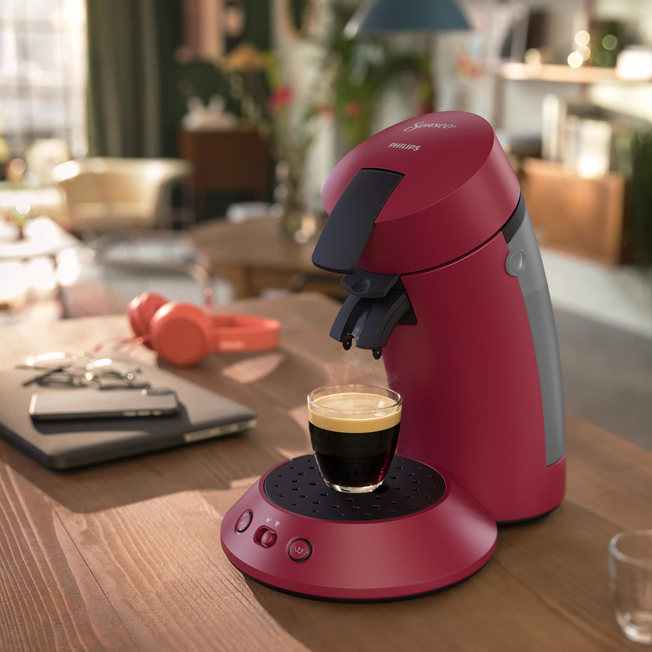 SENSEO Original Plus Machine à Dosettes Rouge CSA210/91 | Avelor